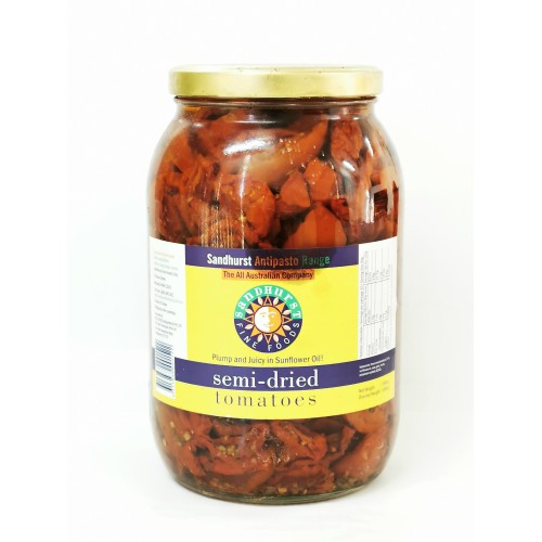 7-TOMATO SEMI-DRIED IN SUNFLOWER OIL SANDHURSTRIED CV