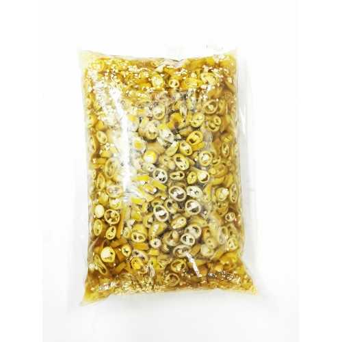 23-GREEN CHILI PICKLED / ACAR CILI HIJAU (酸甜奄青椒)