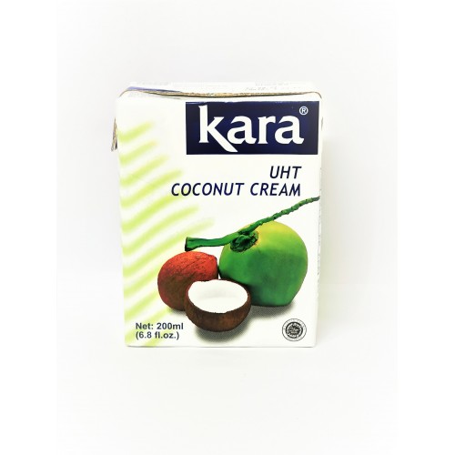 37-COCONUT CREAM UHT KARA  / SANTAN (200ML) (家乐牌椰浆)