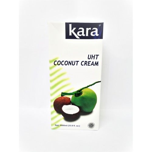 37-COCONUT CREAM UHT KARA  / SANTAN (1LTR) (家乐牌椰浆)