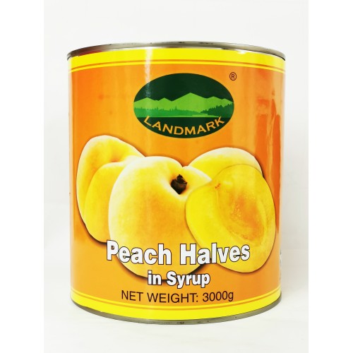 4-PEACH HALVES IN SYRUP FRUIT LANDMARK (3KG) (地标糖水桃畔)