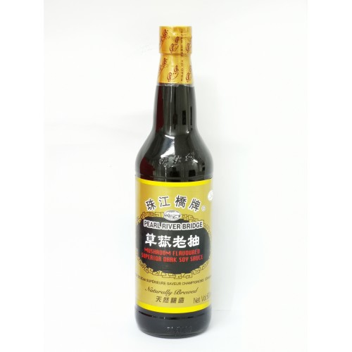 44-草菰老抽-珠江桥牌 DARK SOY SAUCE SUPERIOR MUSHROOM FLAVORED PEARL RIVER BRIDGE