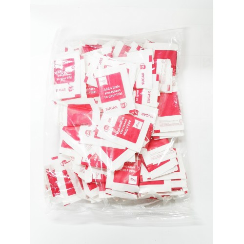 46-SUGAR WHITE SACHET SUPER (分配装咖啡白糖)