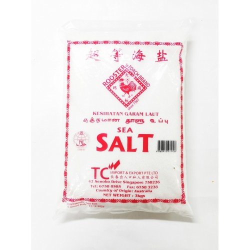 43-SEA SALT ROOSTER & TORCH / GARAM LAUT (3KG) （食盐）