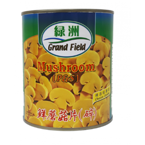31-磨菇片-绿洲 -BUTTON MUSHROOM PIECES & STEMS GRAND FIELD  / CENDAWAN BUTTON POTONG DALAM TIN